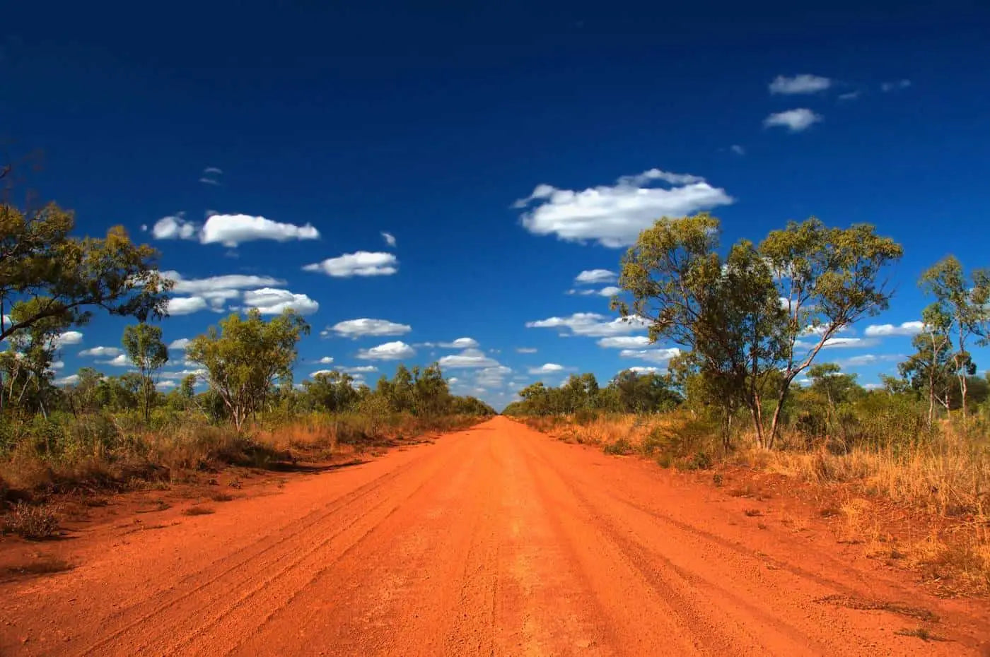 Vast Australian outback red desert landscape under a wide blue sky, representing the spirit of discovery in True Blue Pen Pals adventure letters